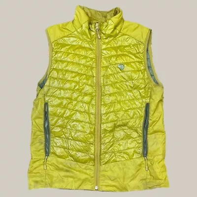 Mountain Hardwear Ghost Shadow Vest Gold Down Mens Size Small • $41.07