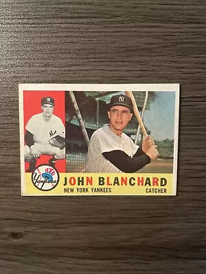 1960 Topps Set-Break #283 John Blanchard Crease Free • $1.99