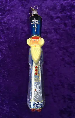 Mostowski Bishop Glass Ornament Hand Blown Poland 7.25  Mint • $69.50