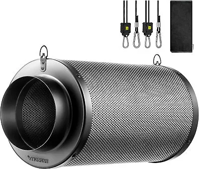 VIVOSUN 4  6  8  10  12  Inch Air Carbon Filter Virgin Charcoal For Inline Fan • $69.99