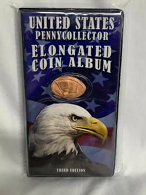 3rd Edition Us Eagle Penny Collector Souvenir Elongated Pressed Coin Book Album • $9.95