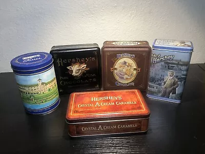 Hershey Vintage Tin Boxes Lot Assortment Bundle 2000’s • $20