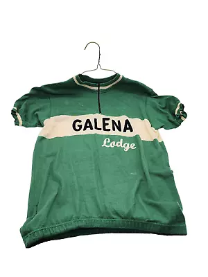 GALENA LODGE WOOLISTIC CLASSIC WOOL RETRO MENS Large CYCLING JERSEY RETRO • $64.39