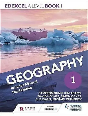 Warn Sue : Edexcel A Level Geography Book 1 Third E FREE Shipping Save £s • £4.46