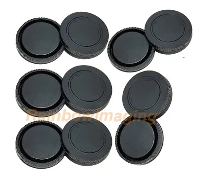 (5 Pcs) Lens Rear Caps & Body Caps For Sony E-Mount NEX-C3 NEX-5N NEX-7 • $7.95