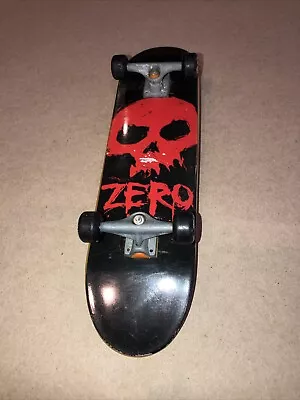 Vintage Zero Hand Board 10.5” Tech Deck Shateboard Red Skull Tony Hawk Wheels • $41.99