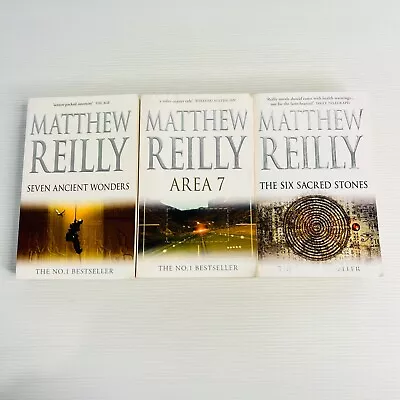 Matthew Reilly Paperback Books Thriller Action Small Novel S Area 7 Sacred Stone • $19.99