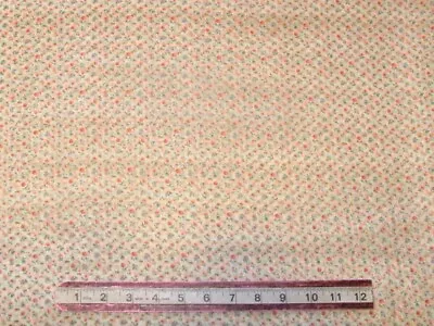 18  X 43  Flower Blossoms Petite Florets On Cranston Light Cotton VOILE Fabric • $3.41