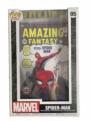 Amazing Spider-man (05) Amazing Fantasy Marvel Pop Vinyl Cover Art • £45