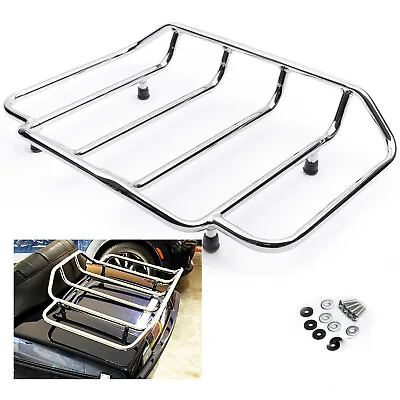 Tour Pak Pack Trunk Top Luggage Rack For Harley Touring Road Street Glide • $64