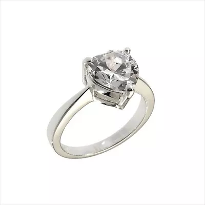 £10 • Buy Buckley Valentine Heart Shaped Cubic Zircona Ring. Size: O (NEW)