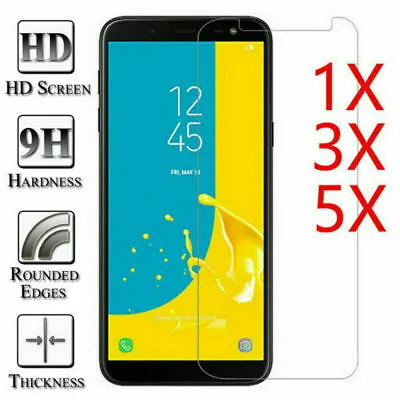 9H Tempered Glass Screen Protective For Samsung Galaxy J7 J5 J3 A5 A6 A7 A8 A9 • $3.87