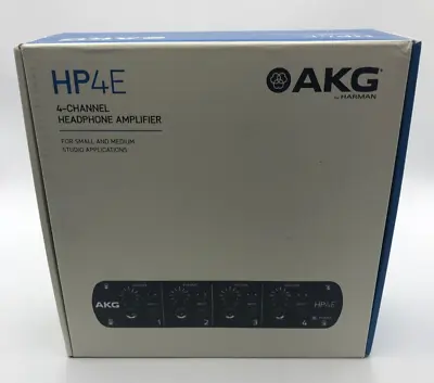 AKG HP4E 4-Channel Headphone Amp Amplifier Selectable A/B Input Per Channel • $79.99