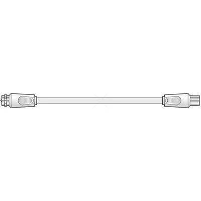 AV:Link Coaxial F-type Plug To Coax Plug Leads - 2.0m • £5.28