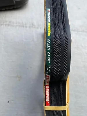 VITTORIA Rally NOS Tubular Tire .Tan Side Wall 700c  23-28  40 Mm Presta Stem • $32