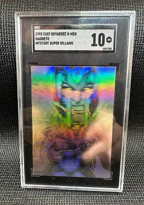 1995 Marvel Chef Boyardee X-Men Magneto Hologram - SGC 10 Gem Mint - POP 1 • $99.99