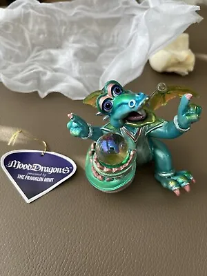 Rare Franklin Mint Mood Dragon “Whatever” LimitedNumbered Swarovski Crystal BNIB • $55