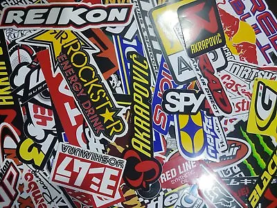 60x Lot Racing Stickers Decals Motocross Motorcycles Car Vintage Decal Sticker • $17.90