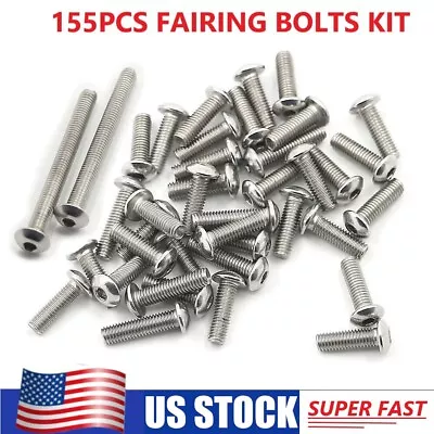 New Motorcycle Fairing Bolt Kit For Yamaha VMAX1200 1700 / XSR900 / YSR50 / FJ09 • $21.99