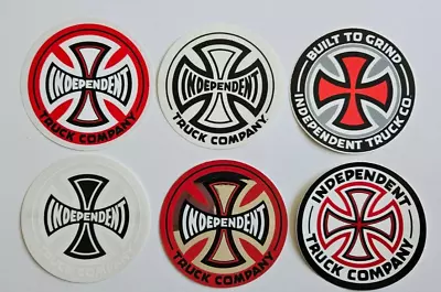 Vintage Independent Trucks Skateboard Sticker Lot Of (6) Cross Logo 3  NOS LOOK! • $29.99