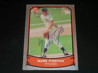 Tigers Mark Fidrych Auto Signed 1988 Pacific #11  JSA C • $24.99