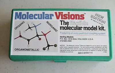 Molecular Visions The Flexible Molecular Model Kit Organic Chemistry • $8.99