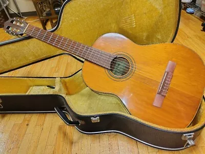 Classical Acoustic Guitar Yairi No.250 Natural Made In Japan With Hard Case • $1380