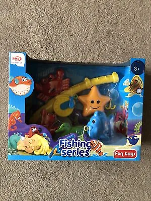 £8.95 • Buy Bath Toys Fishing Game Bathtub Fun Time Toddler Children Fish Catch