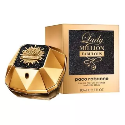 Lady Million Fabulous By Paco Rabanne 2.7 Oz EDP Intense Perfume For Women NIB • $70.92