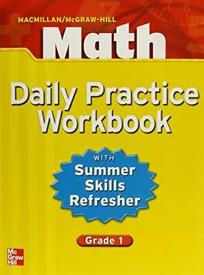 Macmillan/McGraw-Hill Math Grade 1 Daily Practice Workbook (MMGH MATHEMATI... • $7.01