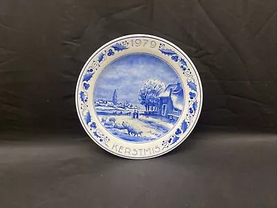 Royal Delft Kerstmis 1979 Decorative Collector Plate 112/500 DESIGN JTH DESSENS • $250