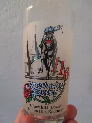 1990 Official Ky Kentucky Derby Mint Julep Glass Horse Racing Churchill Downs • $4.99