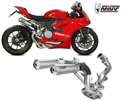 Mivv FULL SYSTEM EXHAUST EVO Full Titanium High DUCATI PANIGALE V2 2020 2023 • $2809.88