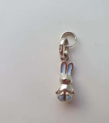 Links Of London Blue Bunny Rabbit Charm. Fully Hallmarked. • £20