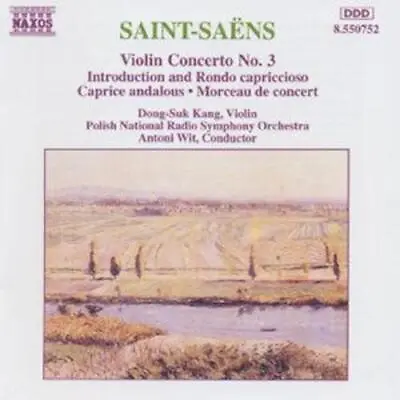 Camille Saint-Saens : Violin Concerto No. 3 CD (1993) FREE Shipping Save £s • £2.34