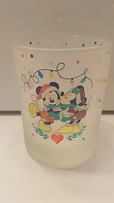 Mickey Minnie Mouse Candle Holder Jar Glass • $5.95