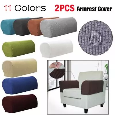 1Pairs Removable Arm Stretch Sofa Couch Chair Protector Armchair Covers Armrest • $8.04