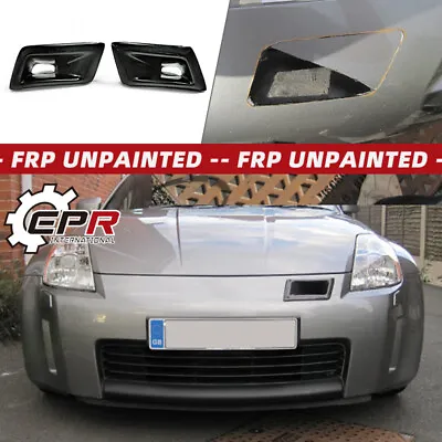 FRP Front Bumper NSM Style Air Ducts Vents Trim For Nissan Fairlady 350Z Z33 • $91.73