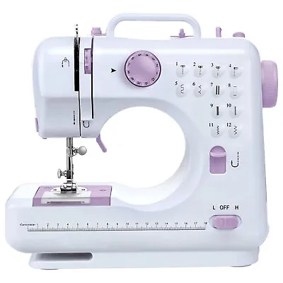 Electric Sewing Machine Portable Crafting Mending Machine 12 Built-In Stitches • $26.99