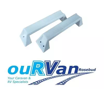 White Caravan Grab Handle UV Stabilized Jayco Windsor Galaxy • $15.95