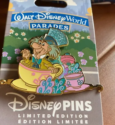 Disney Pin Mad Hatter Parade LE 3000 Teacup Float • $28