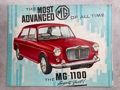 MG1100 UK Market Car Sales Brochure - June 1962 • $18.66