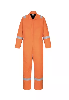 PORTWEST Coverall Mens Padded Anti-Static FR 52 Quilted Workwear Boilersuit L • £49.99