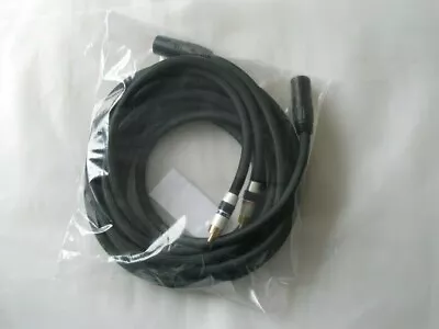 4m Monster Cable M Series M1000 MKII RCA To XLR Interconnect Cable Pair • $225