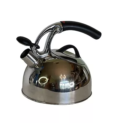 $35 • Buy Whistling Tea Kettle OXO Brew Uplift Handle Brushed Stainless Steel 2 Qt