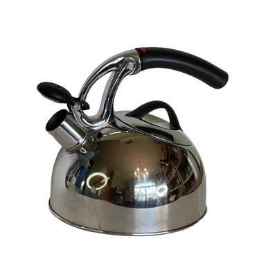 $35 • Buy Whistling Tea Kettle OXO Brew Uplift Handle Brushed Stainless Steel 2 Qt