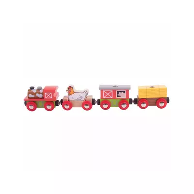 Big Jigs Farmyard Train For Wooden Railway • £18.85