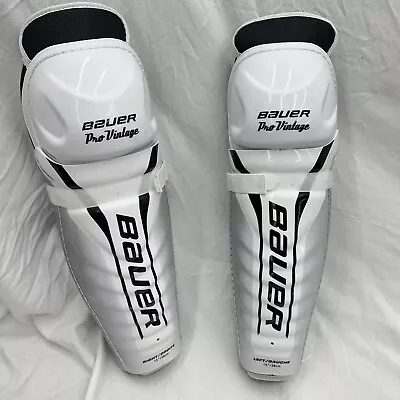 Bauer Pro Vintage (modern Reproduction) Senior Hockey Shin Guards 15” 15 Inch • $77