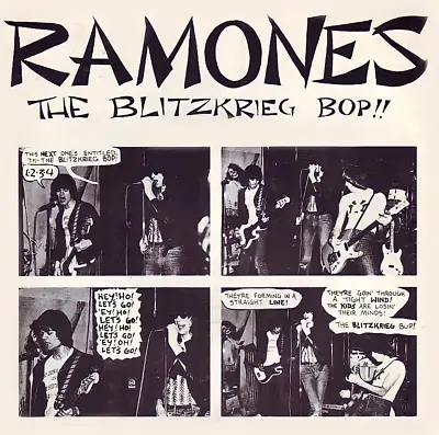 Ramones The Blitzkrieg Bop (uk Sleeve Only Reprint) • £8