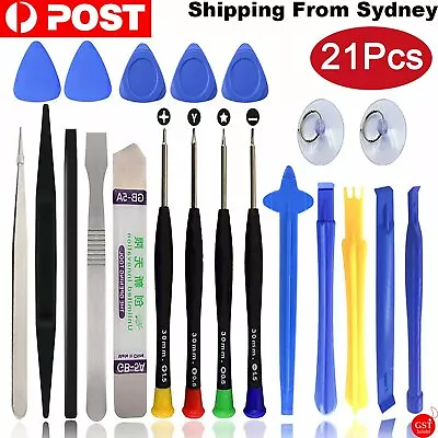 21 In 1 For Mobile Phone Repair Tools Kit Set Prying Opening Tool Screwdriver AU • $7.57